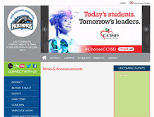 Tablet Screenshot of evans.ccisd.us