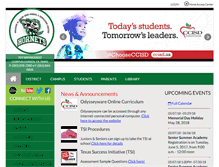 Tablet Screenshot of coles.ccisd.us