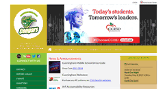 Desktop Screenshot of cunningham.ccisd.us